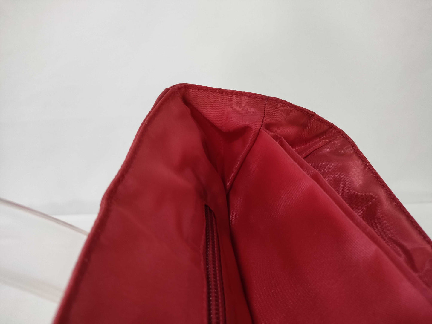 PRADA Nylon Plahand Red Handbag