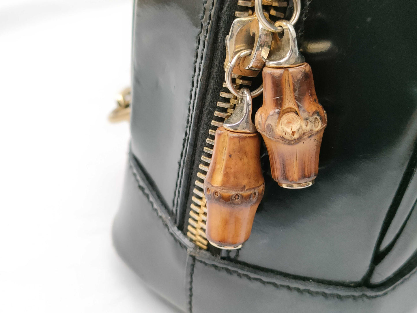 GUCCI Bamboo Enamel Backpack