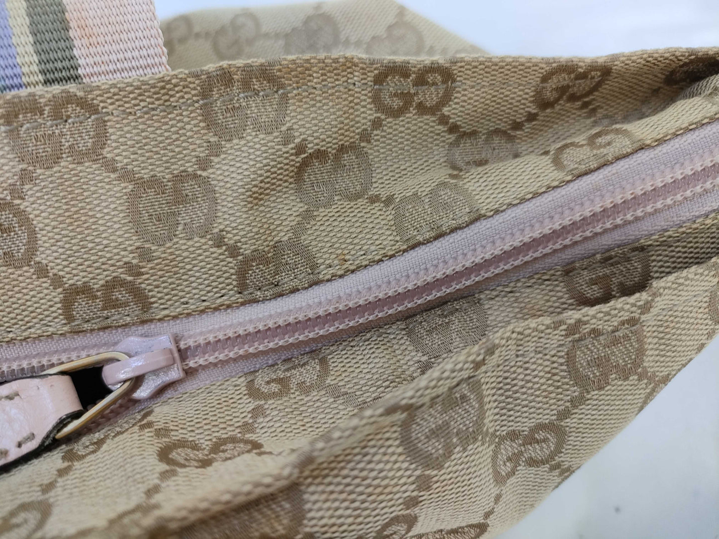 GUCCI GG Canvas 03136 Shoulder Handbag