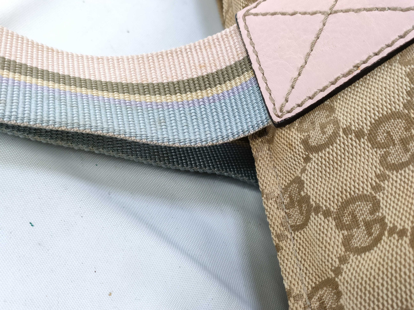 GUCCI GG Canvas 03136 Shoulder Handbag