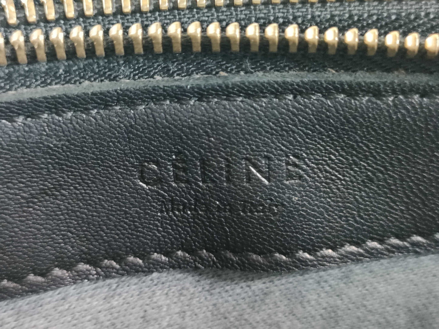 CELINE Leather Shoulder Bag Black Shoulder Bag Shoulder Bag