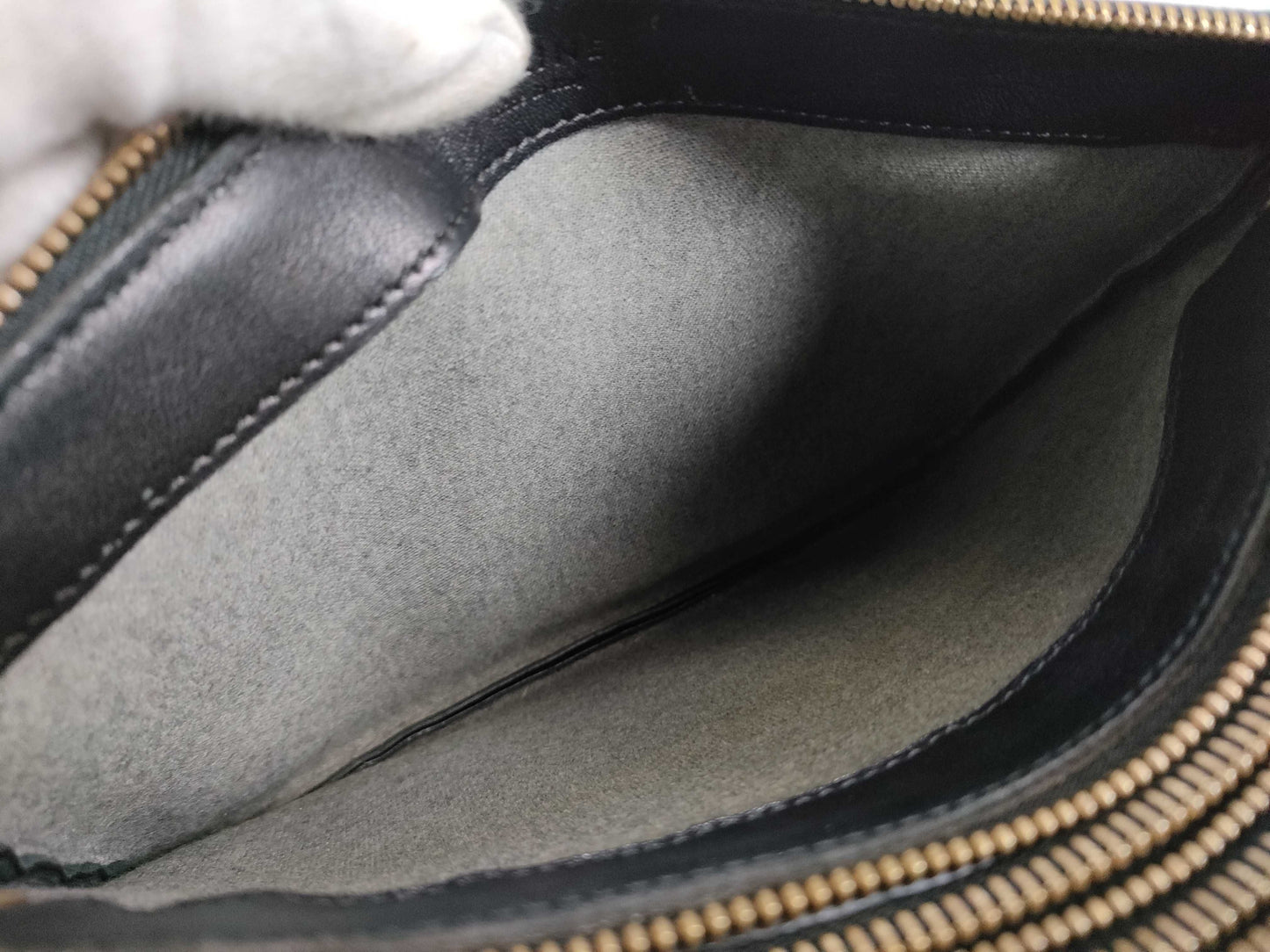 CELINE Leather Shoulder Bag Black Shoulder Bag Shoulder Bag