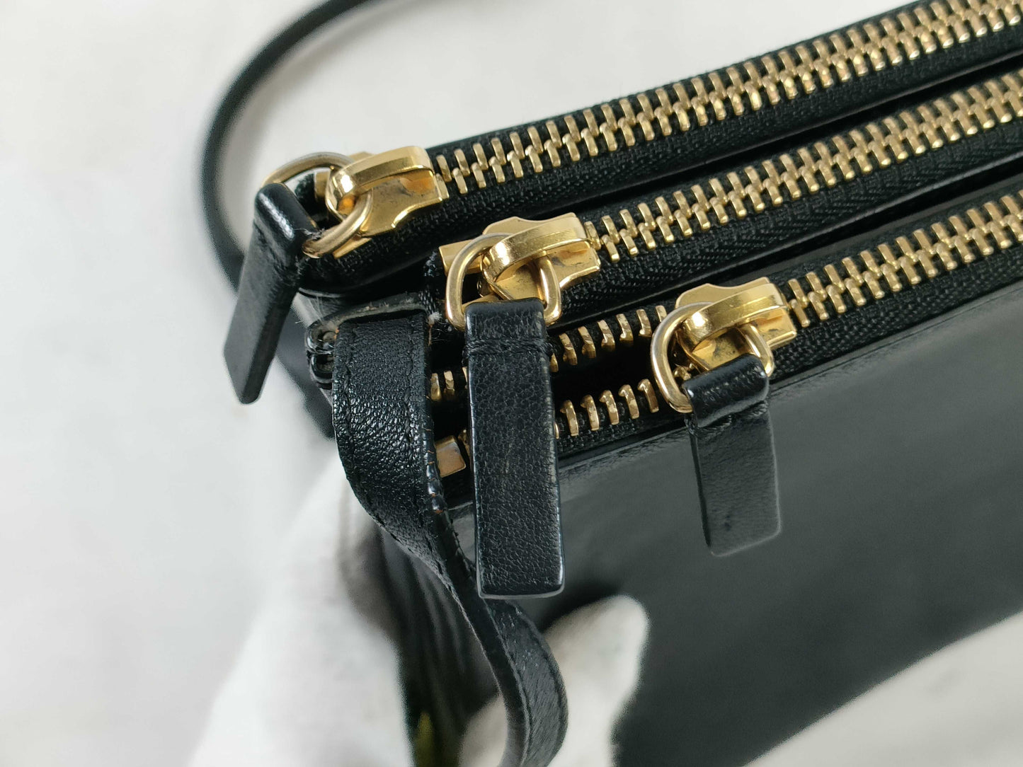 CELINE Leather Shoulder Bag Black Shoulder Bag Shoulder Bag