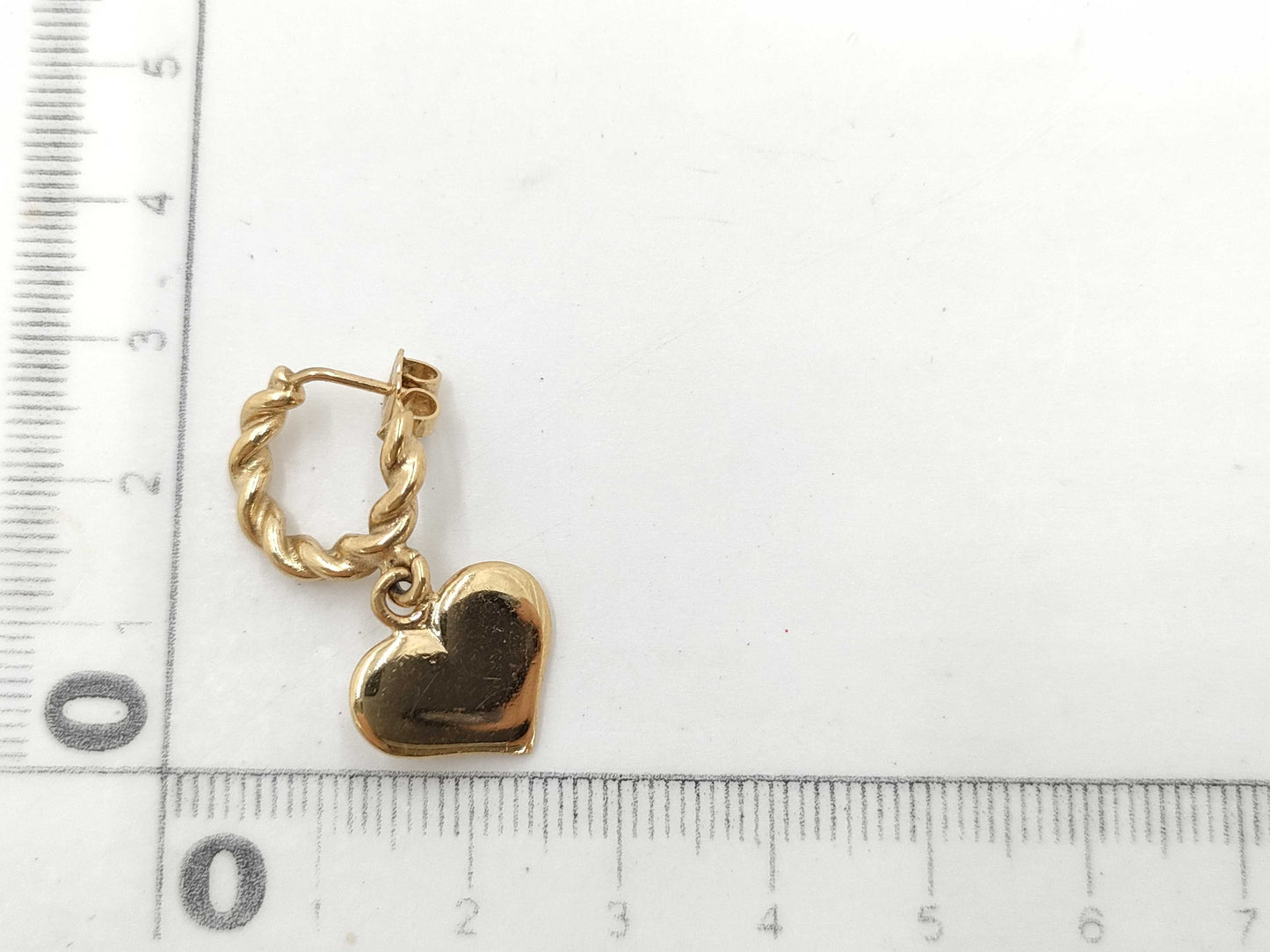 LOUIS VUITTON Heart Design Earrings