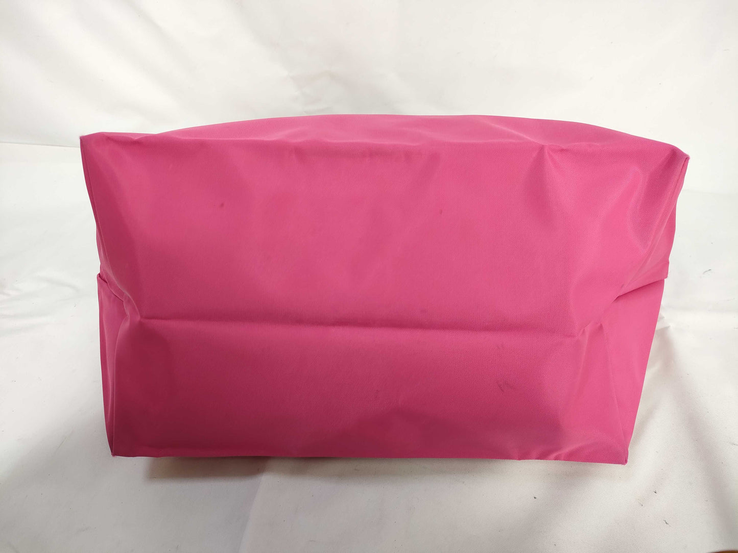 LONG CHAMP Le Pliage Pink Nylon and Leather Handbag