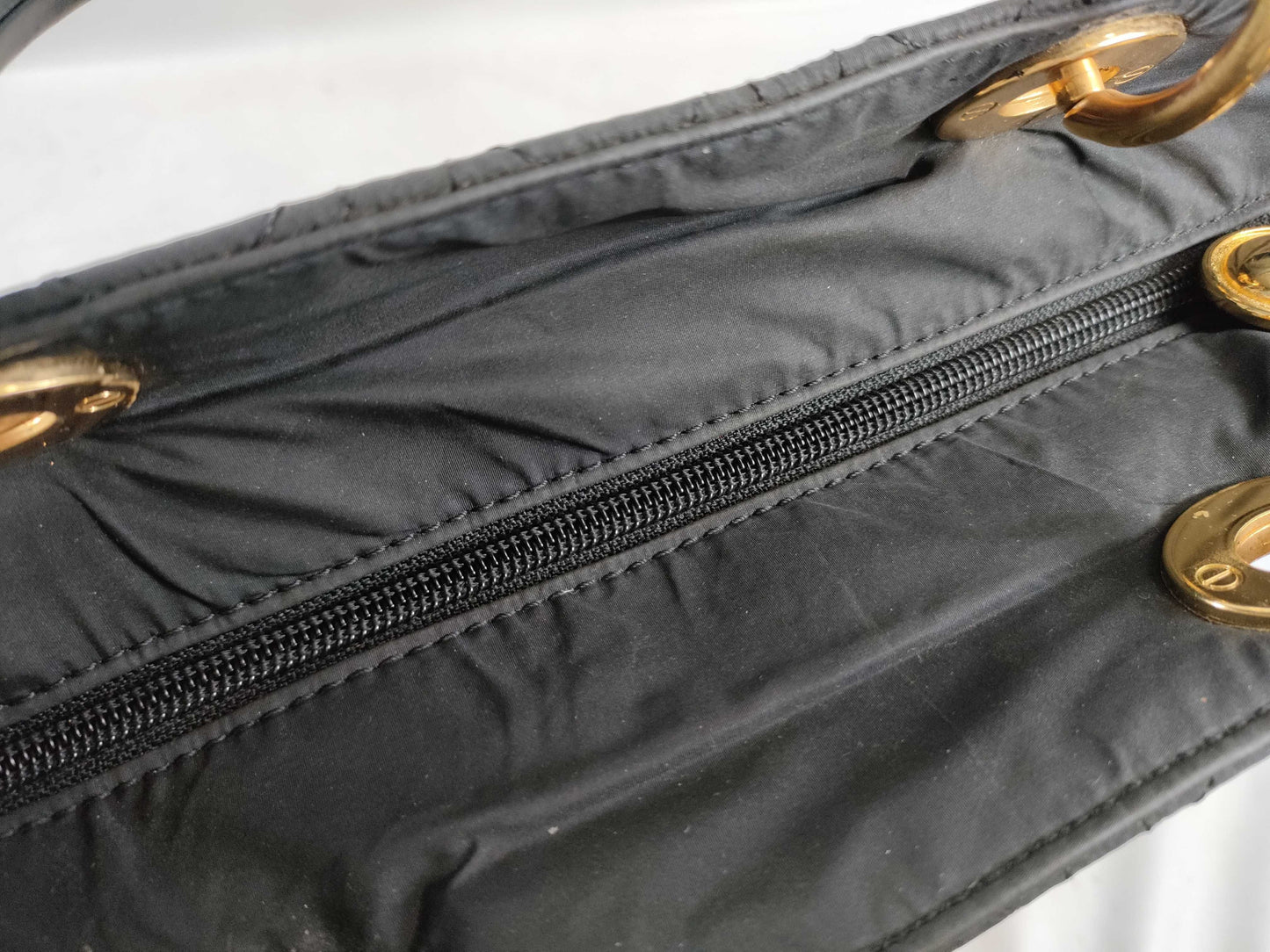 Dior Lady Dior Nylon/Cannage/Black Handbag