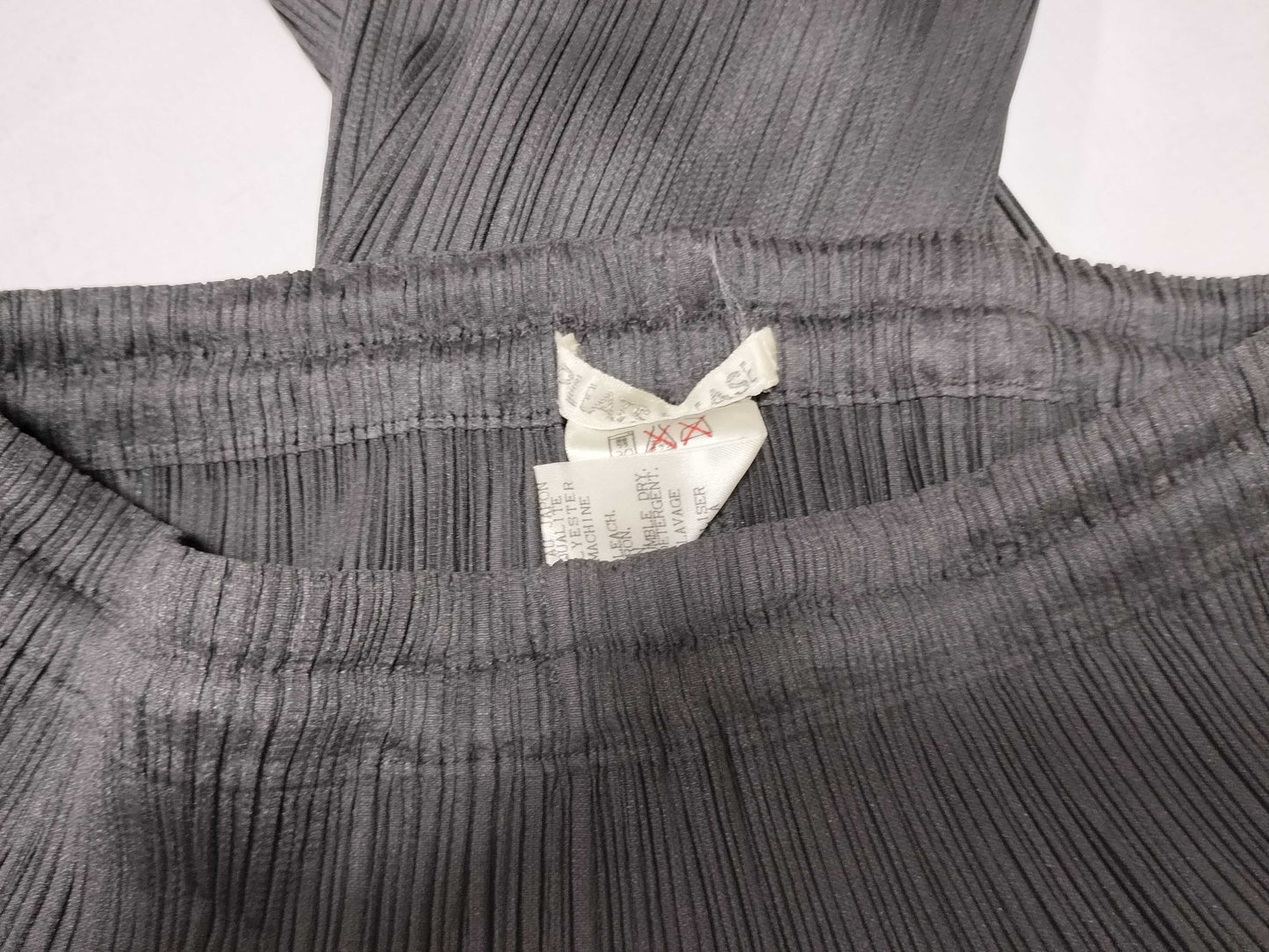 ISSEY MIYAKE Pleats Please Long Skirt Gray Skirt