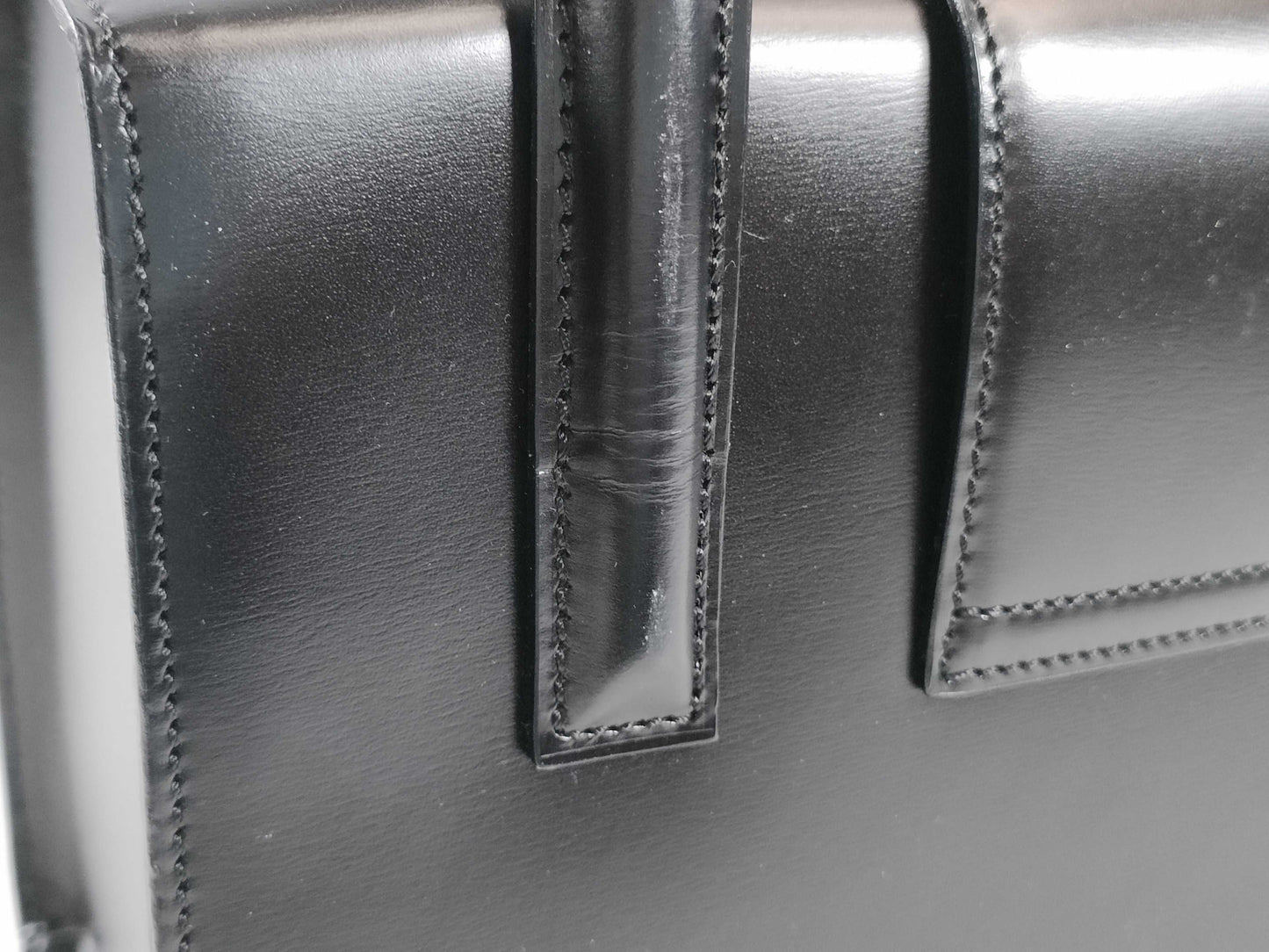 Cartier Silver Hardware Leather Handbag