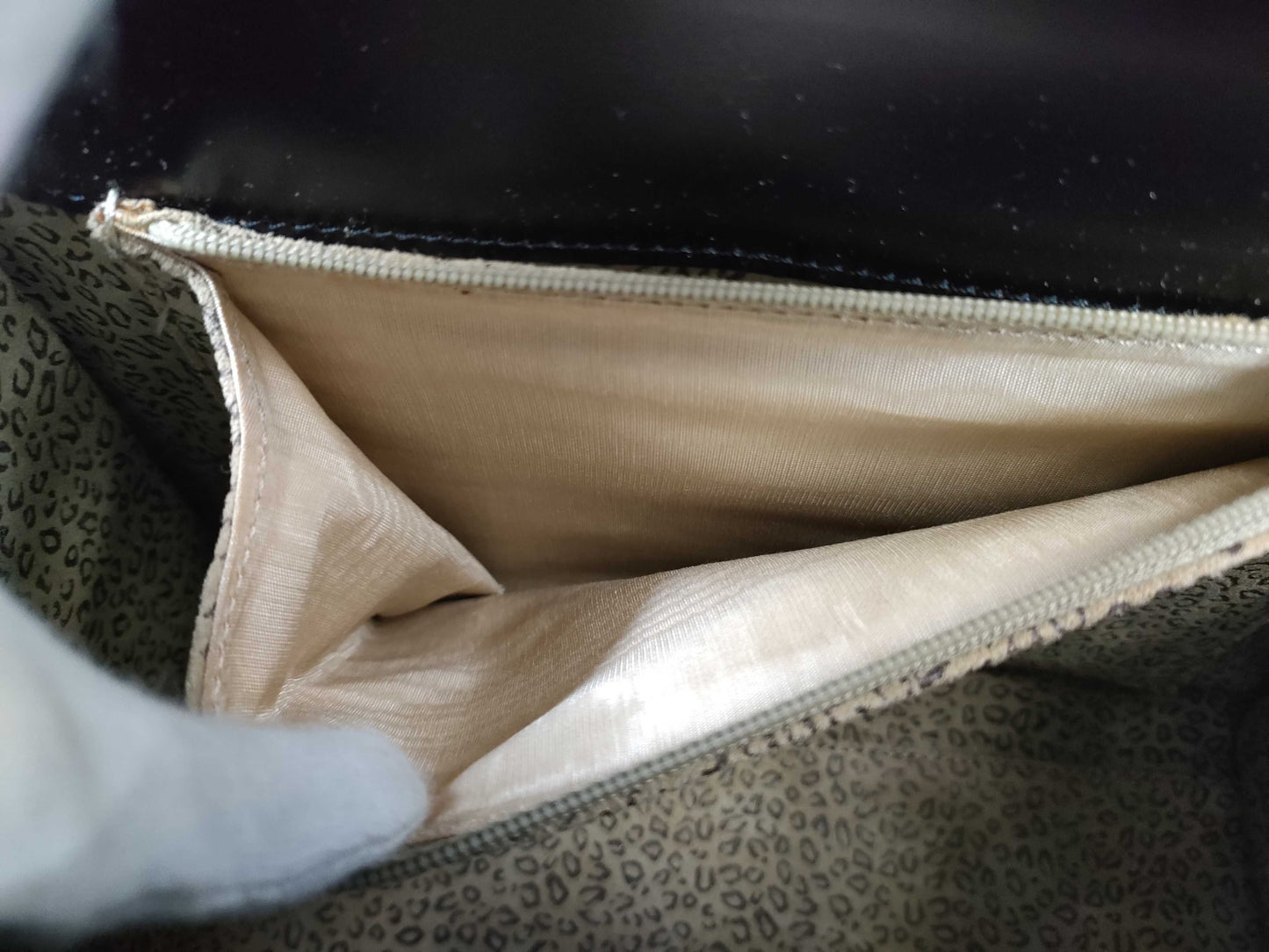 Cartier Silver Hardware Leather Handbag