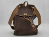 CELINE PVC Nylon Backpack with Gold Hardware