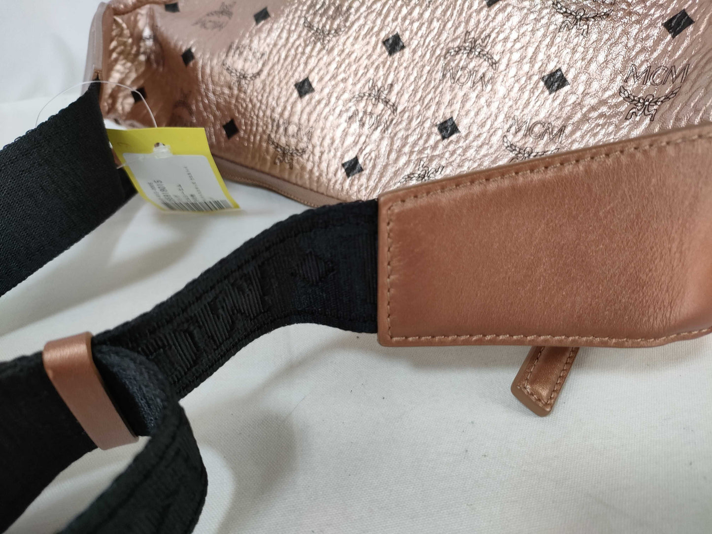 MCM Visetos Studs Waist Bag