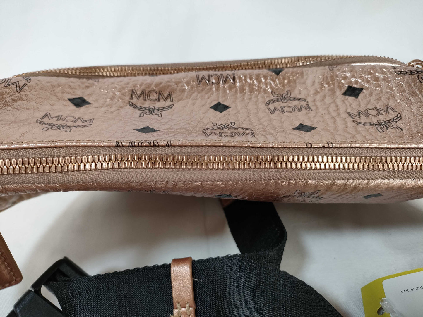 MCM Visetos Studs Waist Bag