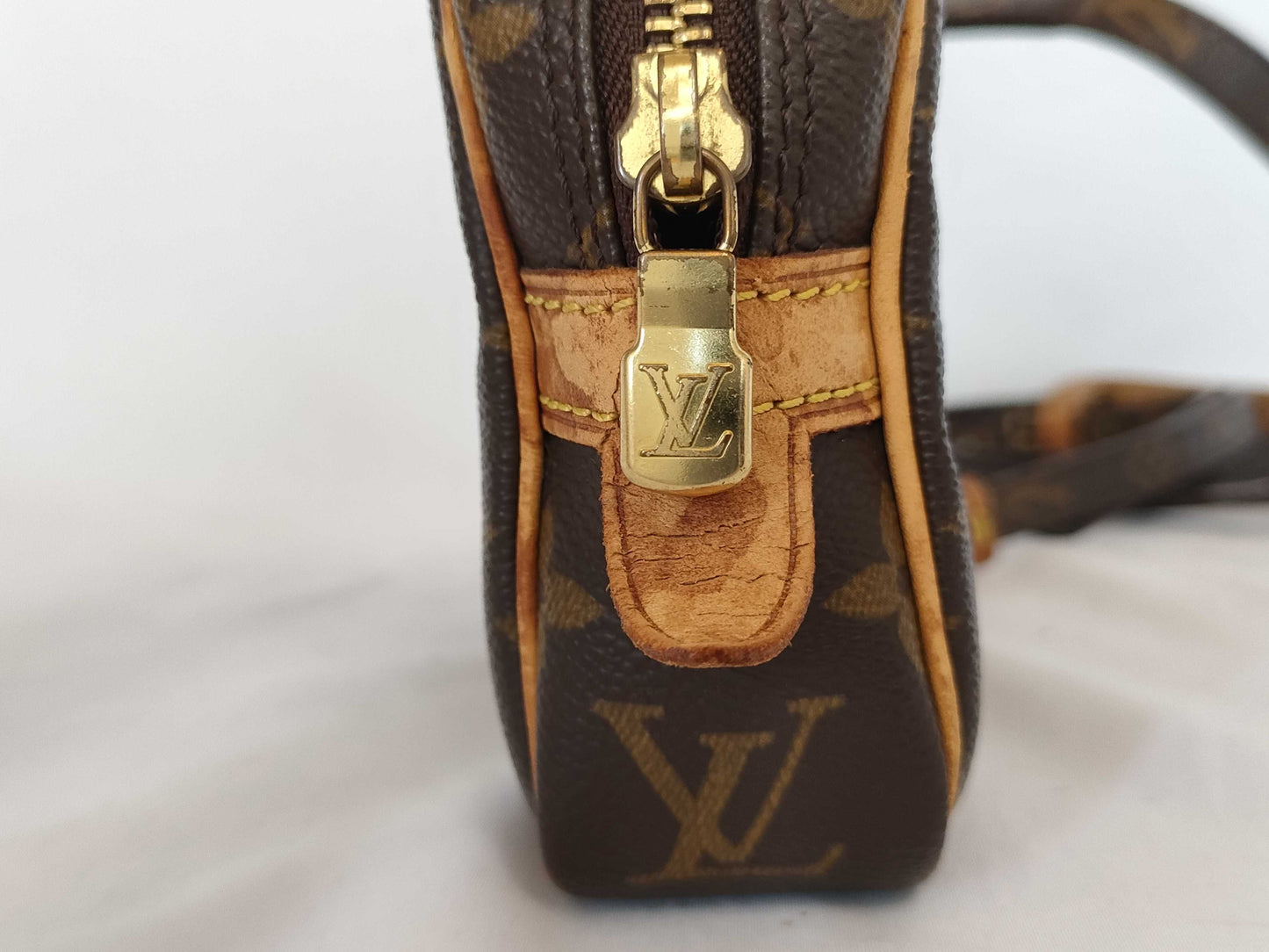 LOUIS VUITTON RFID Unverified DU1013 Monogram M51828 Pochette Marly Bandouliere Shoulder Bag