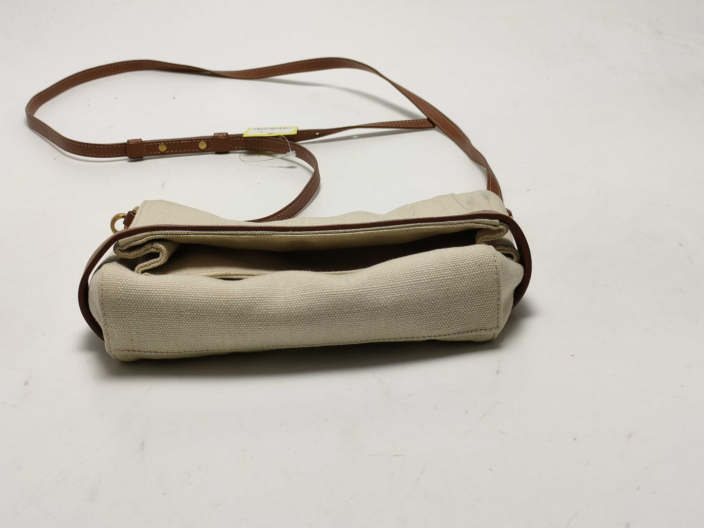 BOTTEGA VENETA Canvas and Leather 2-Way Shoulder Bag