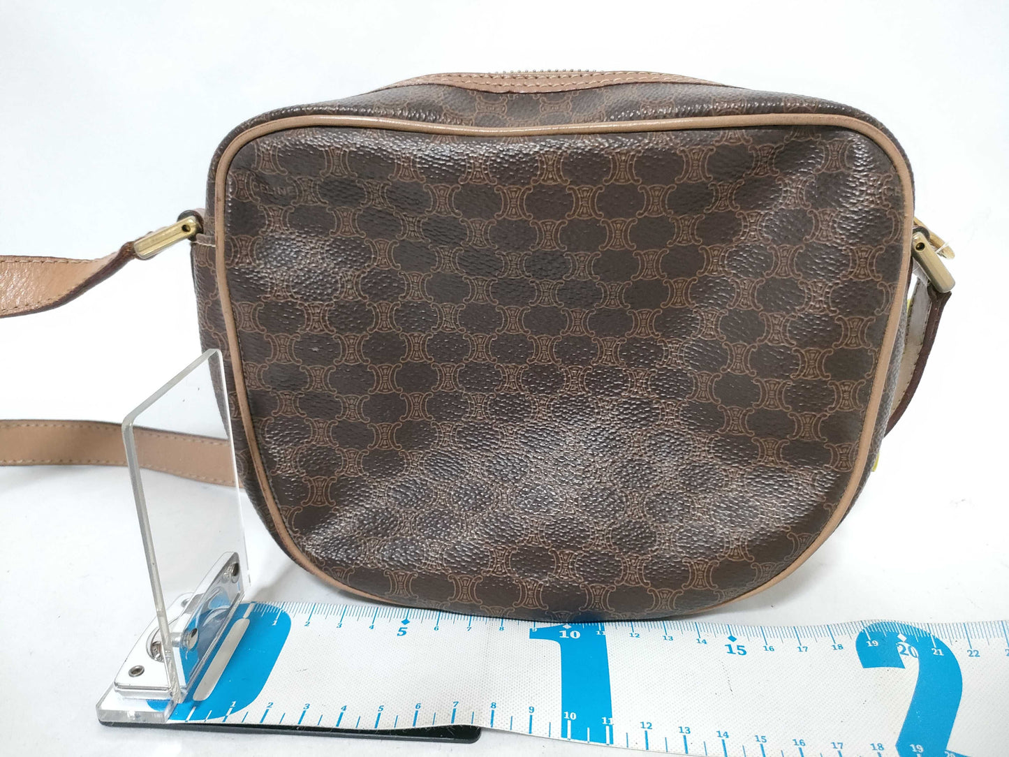 CELINE PVC Shoulder Bag M13 Beige Shoulder Bag