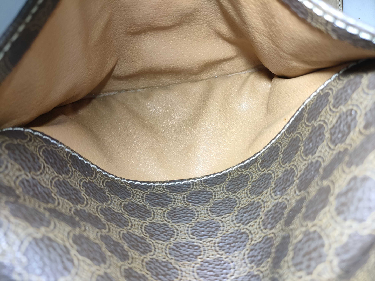 CELINE PVC Shoulder Bag M13 Beige Shoulder Bag