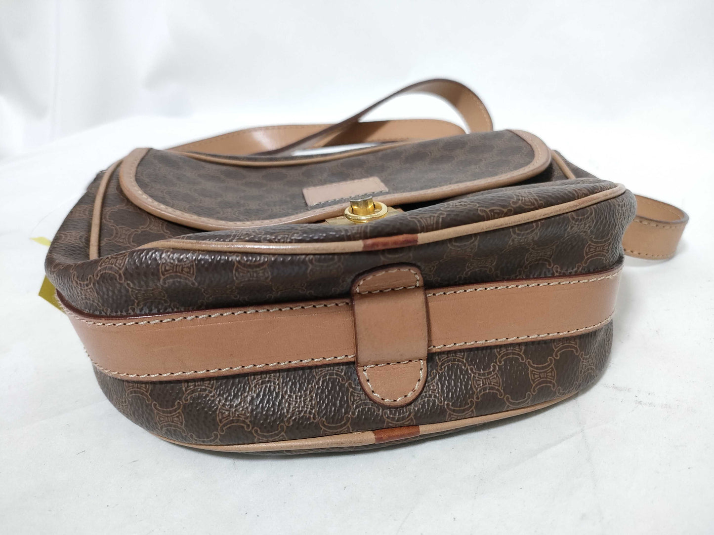 CELINE PVC Shoulder Bag M13 Beige Shoulder Bag
