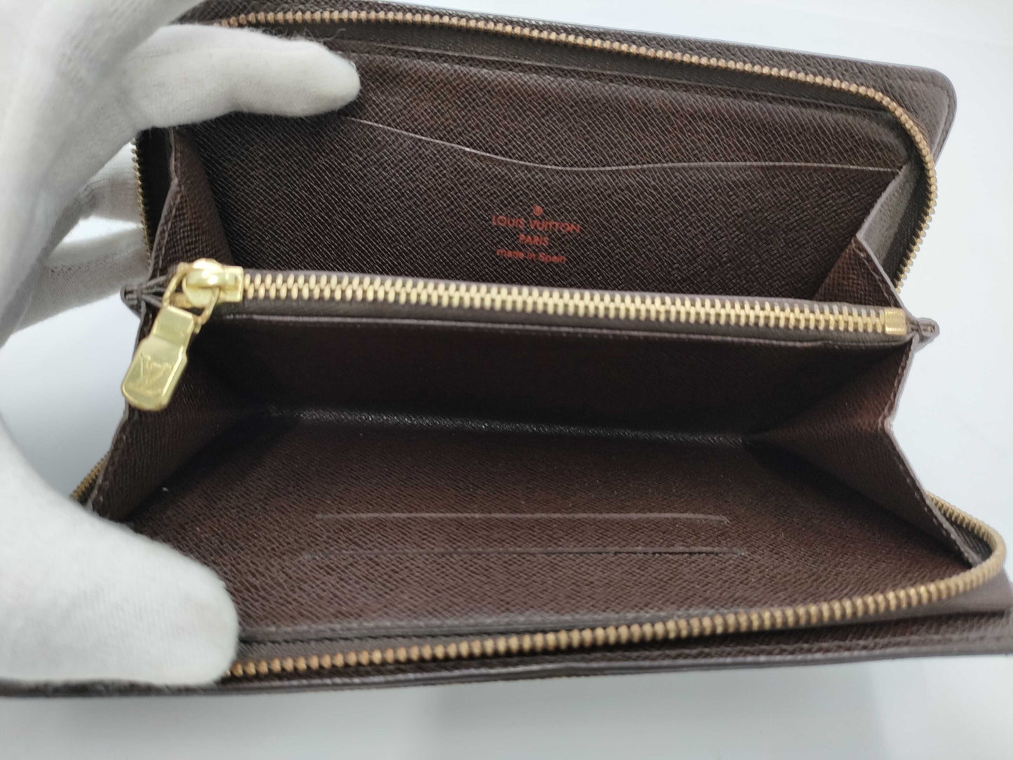 LOUIS VUITTON Damier Porte Monne Zip Wallet