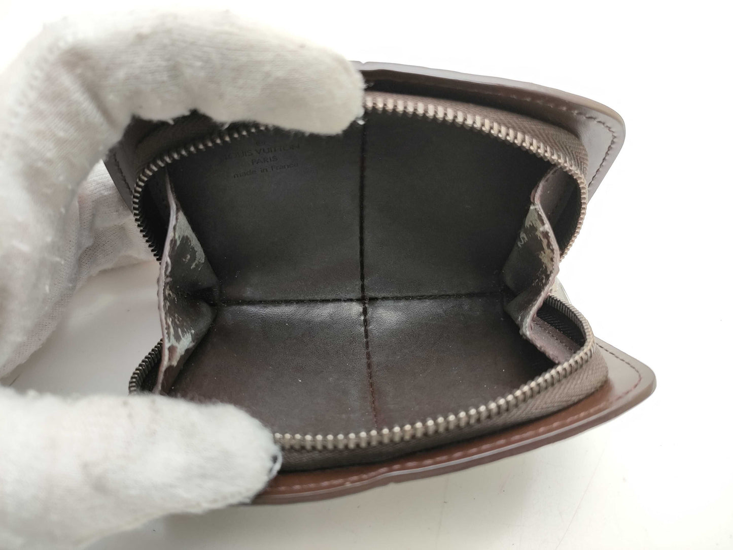LOUIS VUITTON Epi M6344D Epi Z Portefeuille Monet Leather Coin Case