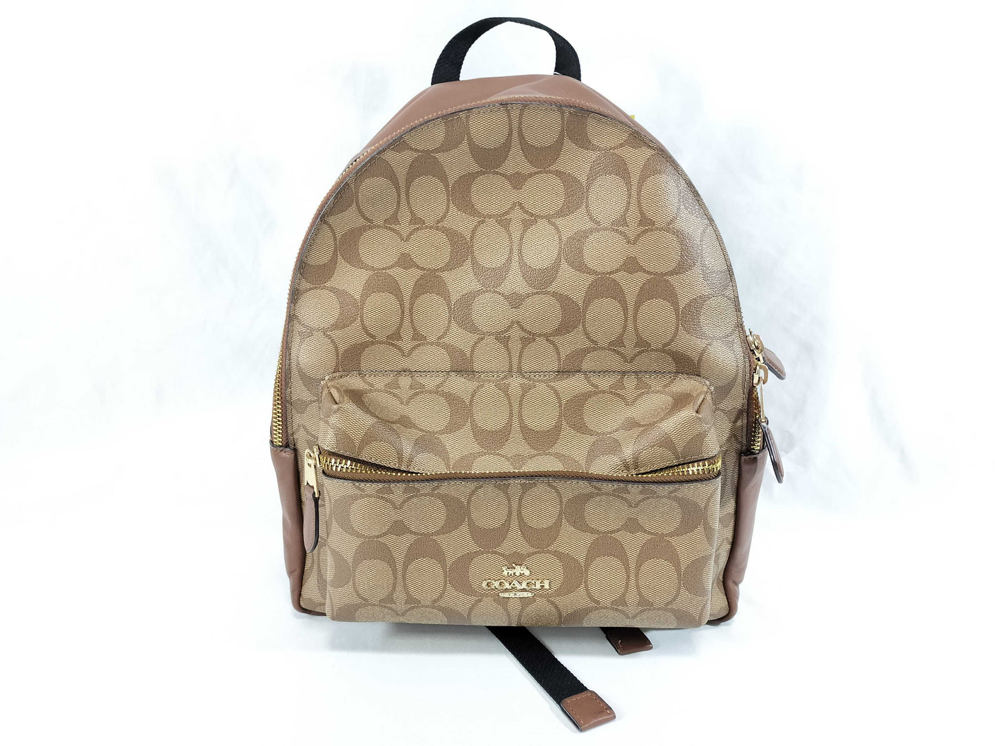 COACH Signature F32200 Signature Backpack Leather PVC Backpack