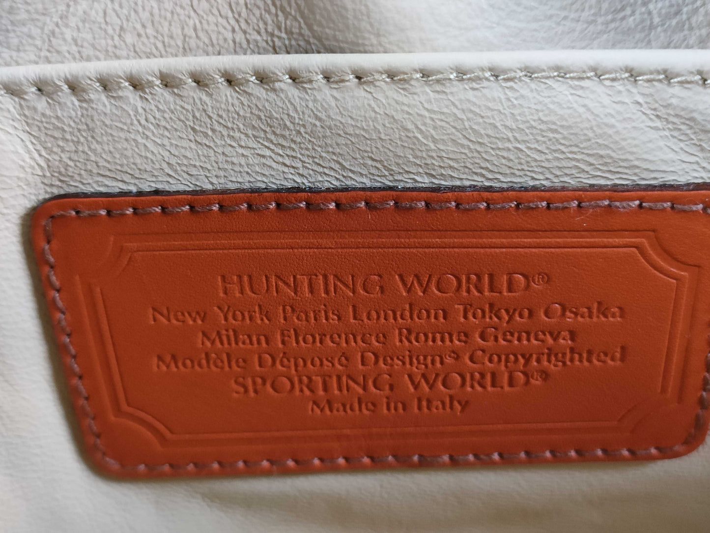 HUNTING WORLD Hunting World Leather Shoulder Bag