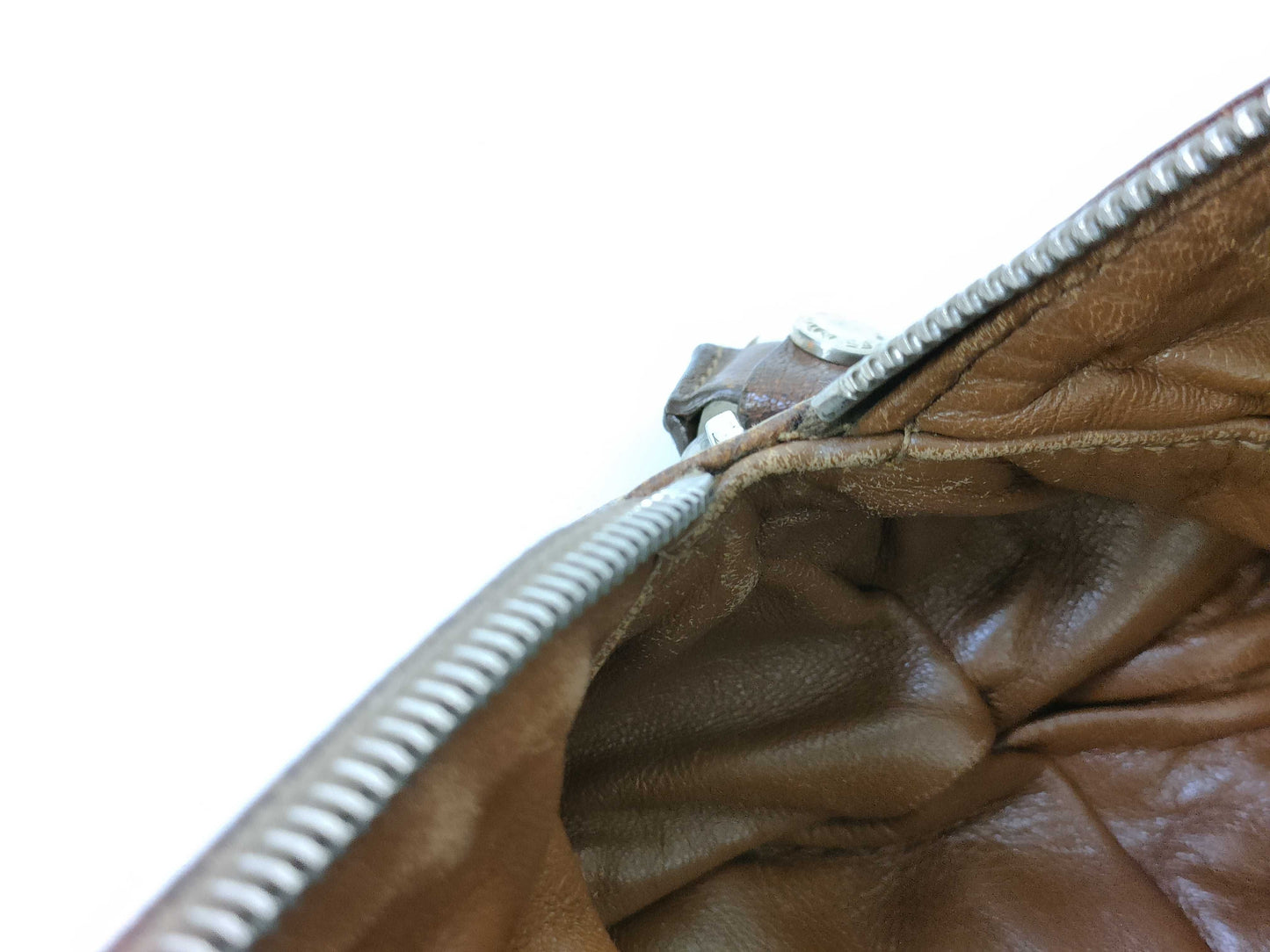 PRADA Leather Tote with Padlock, Brown Handbag