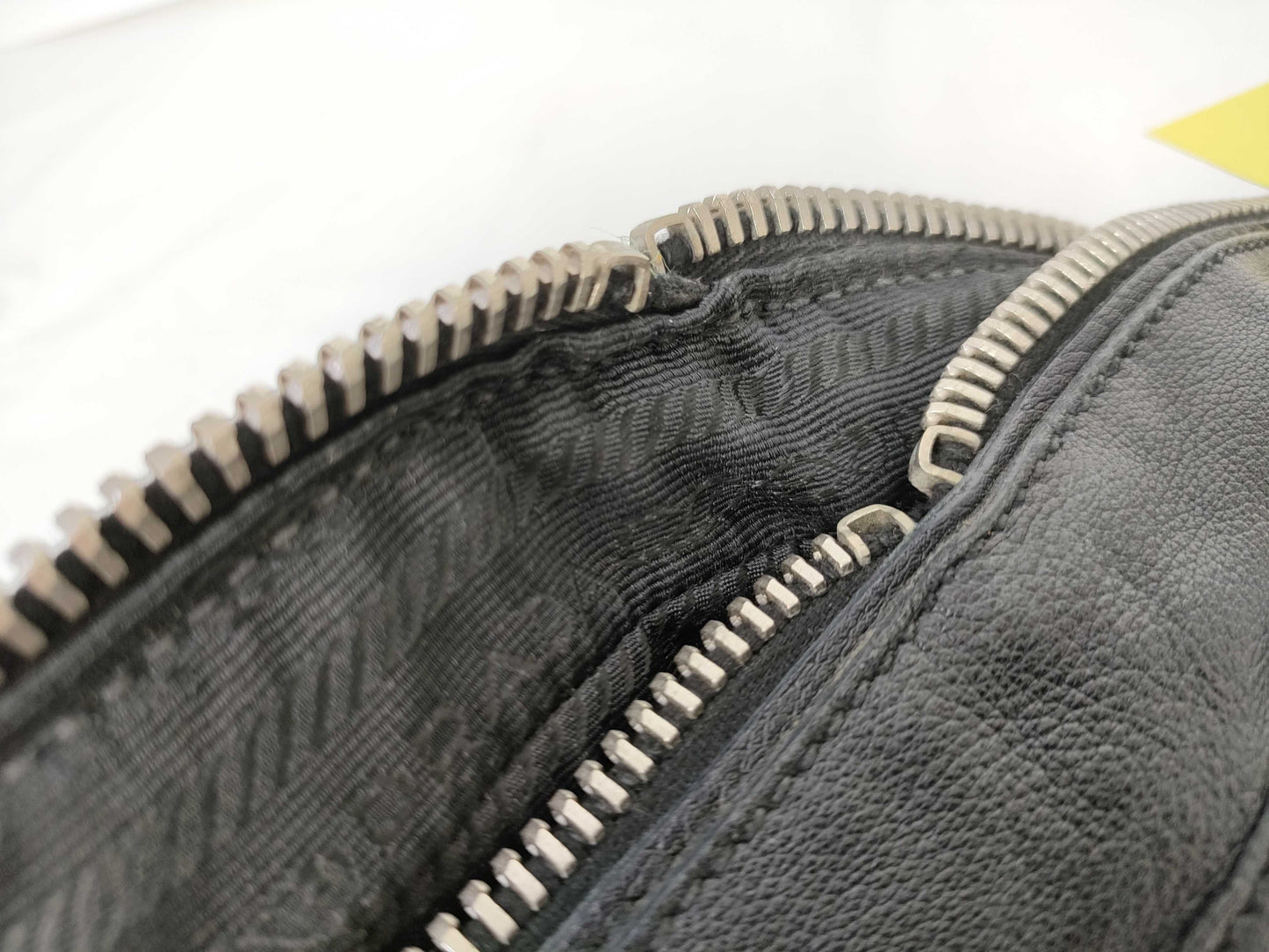 PRADA Leather Tote Black Handbag