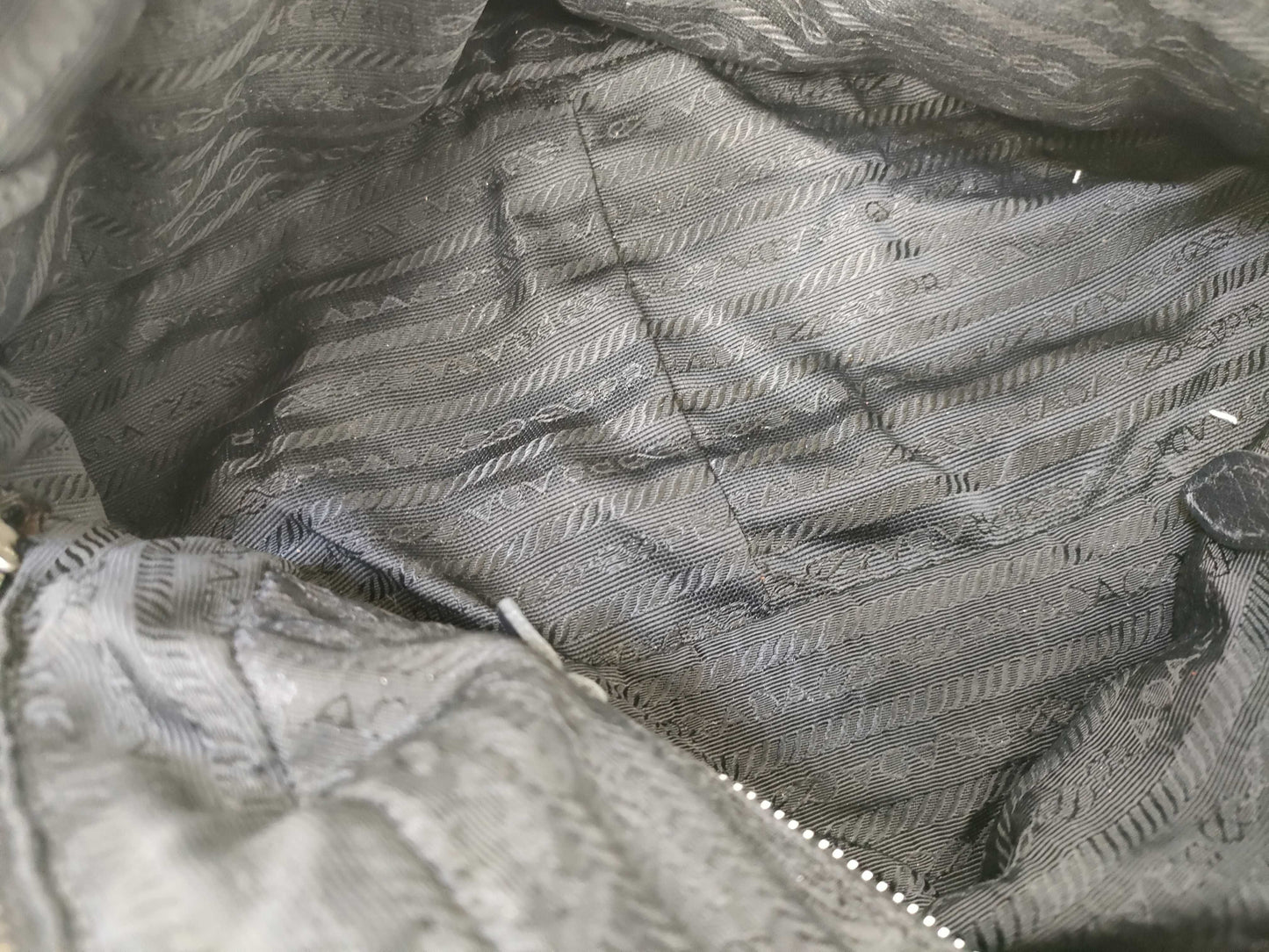 PRADA Leather Tote Black Handbag