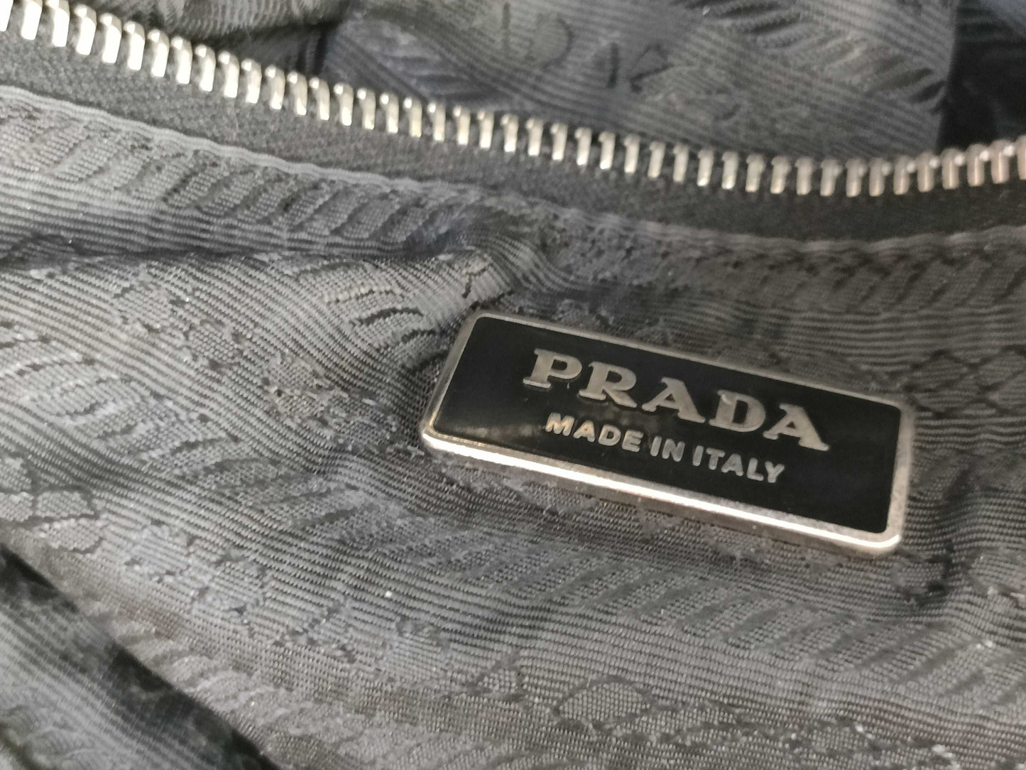 PRADA Leather Tote Black Handbag