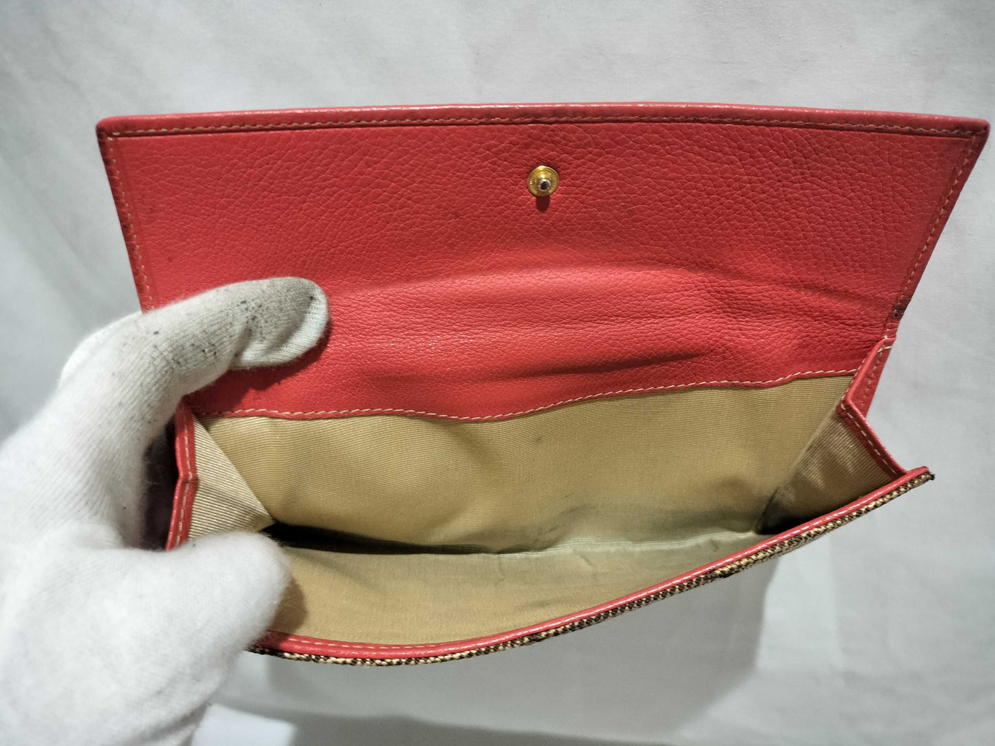 BVLGARI Canvas Long Wallet