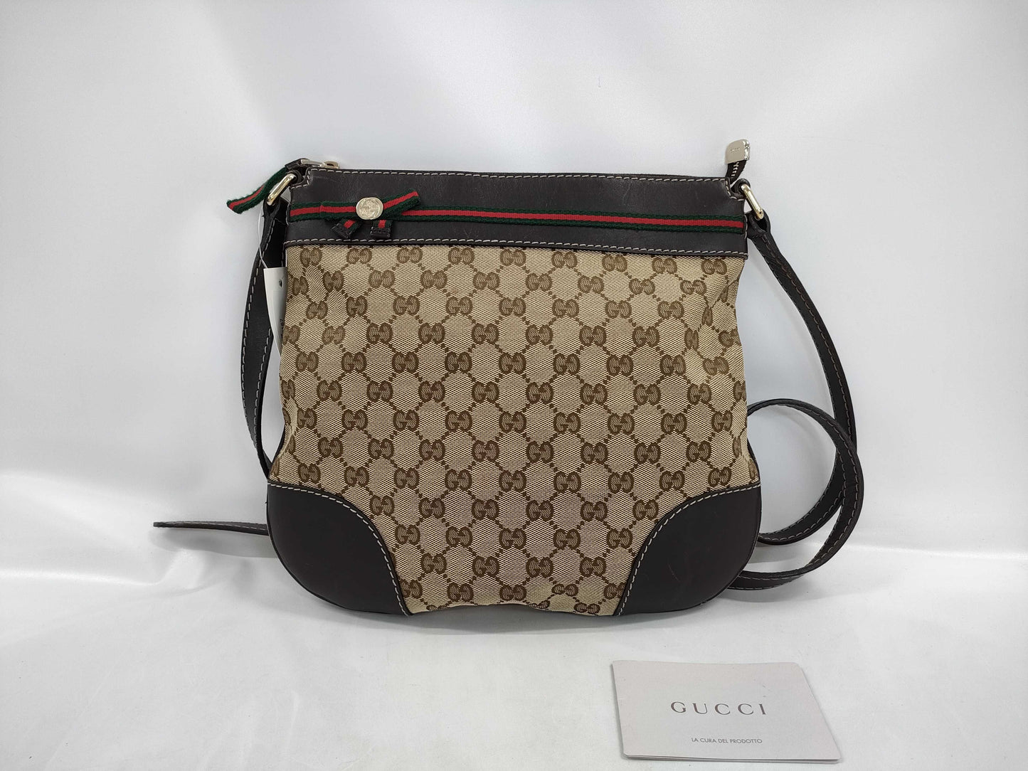 GUCCI GG Canvas Sherry 257065 Shoulder Bag