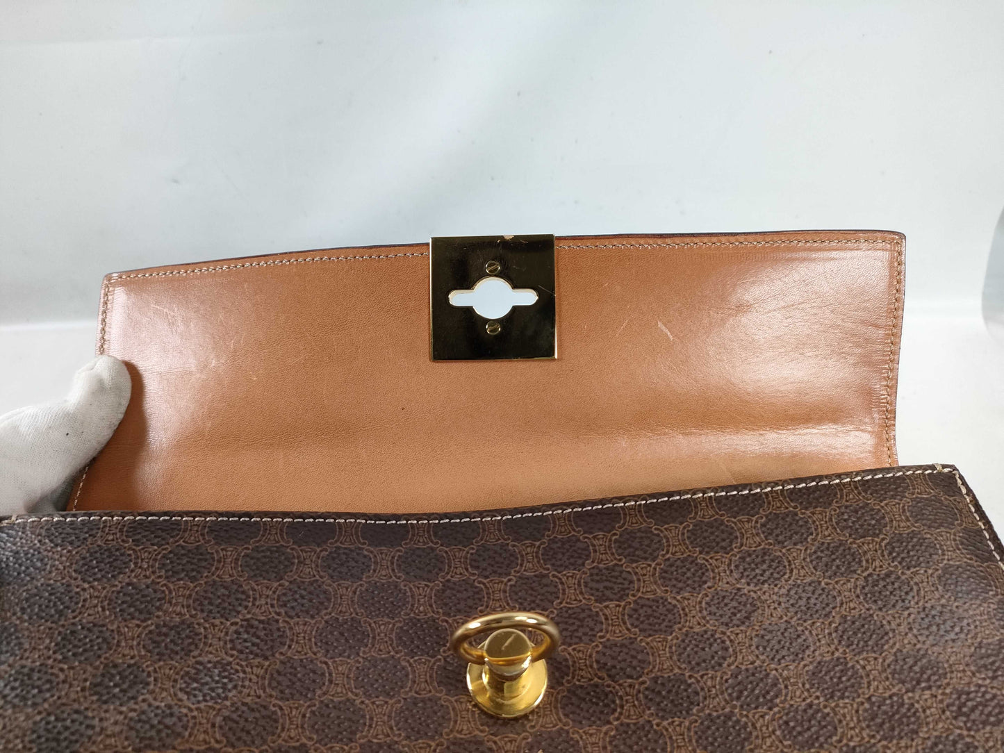 CELINE Macadam Handbag