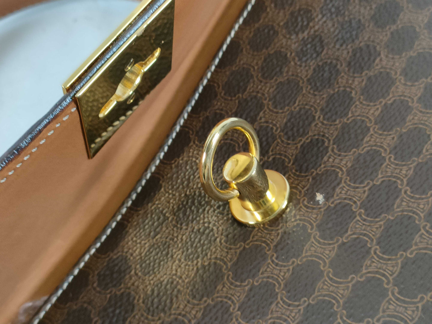 CELINE Macadam Handbag