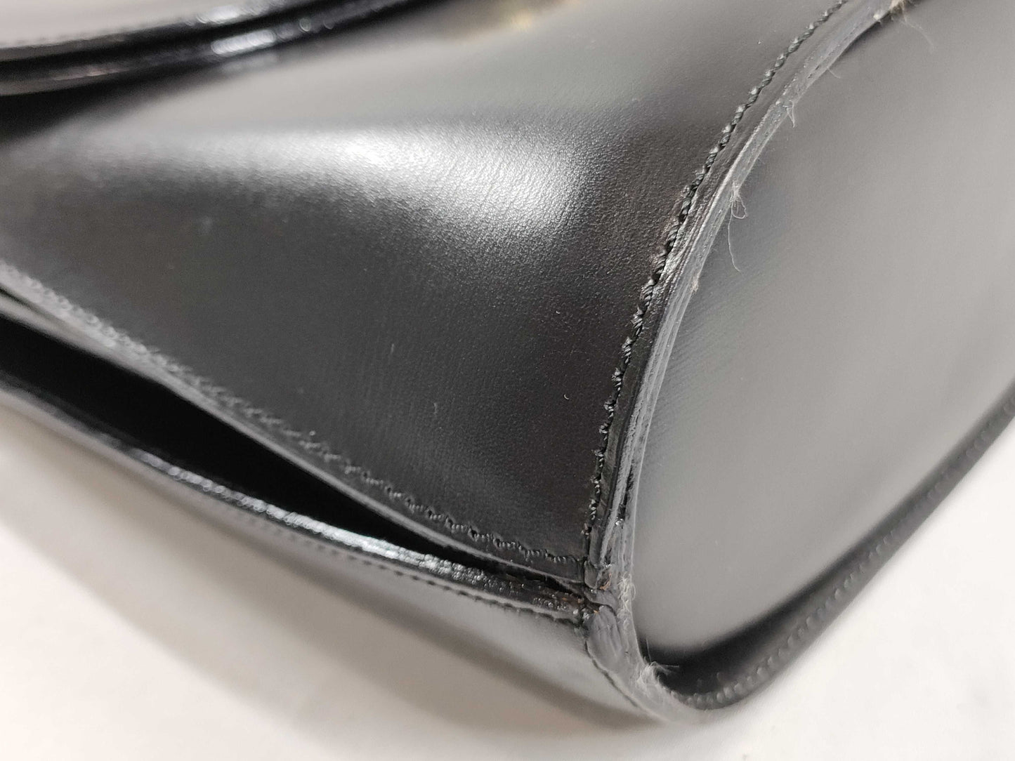 CELINE W-Flap Leather Handbag Handbag
