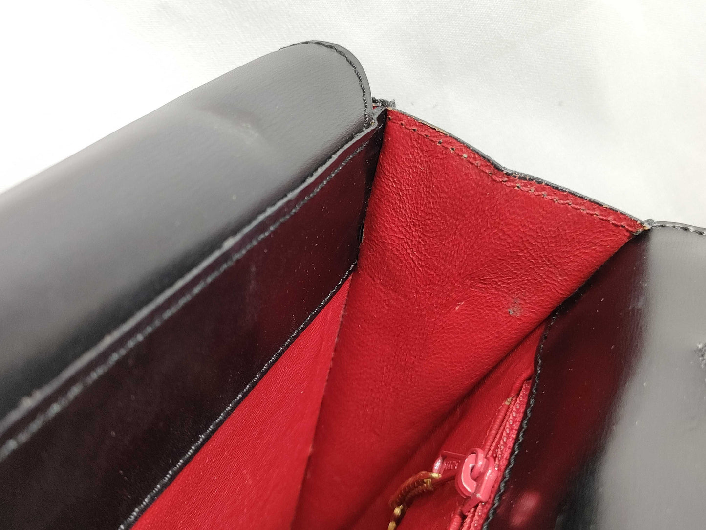 CELINE W-Flap Leather Handbag Handbag