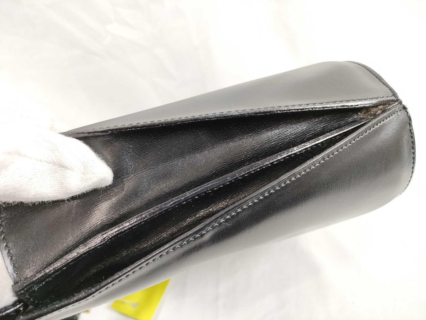 CELINE W-Flap Leather Handbag Handbag