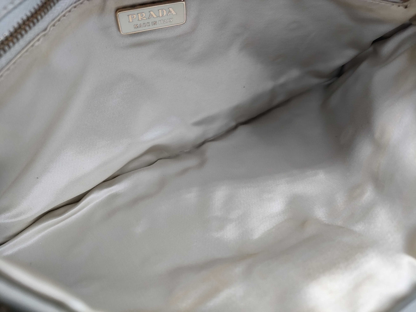 PRADA Perforated Leather Shoulder Bag