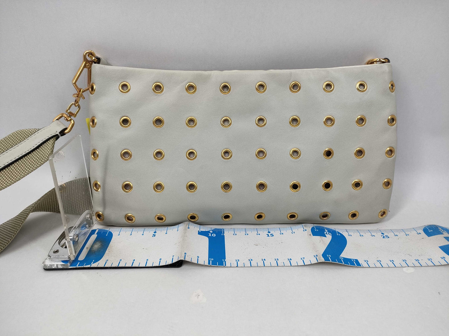 PRADA Perforated Leather Shoulder Bag