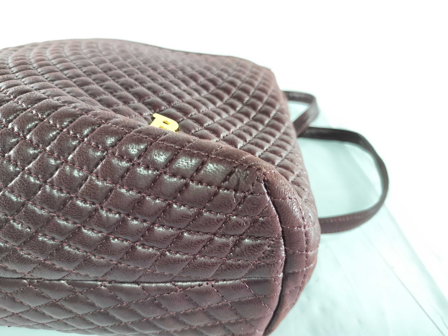BALLY Quilted Chain Hand Tote Bag