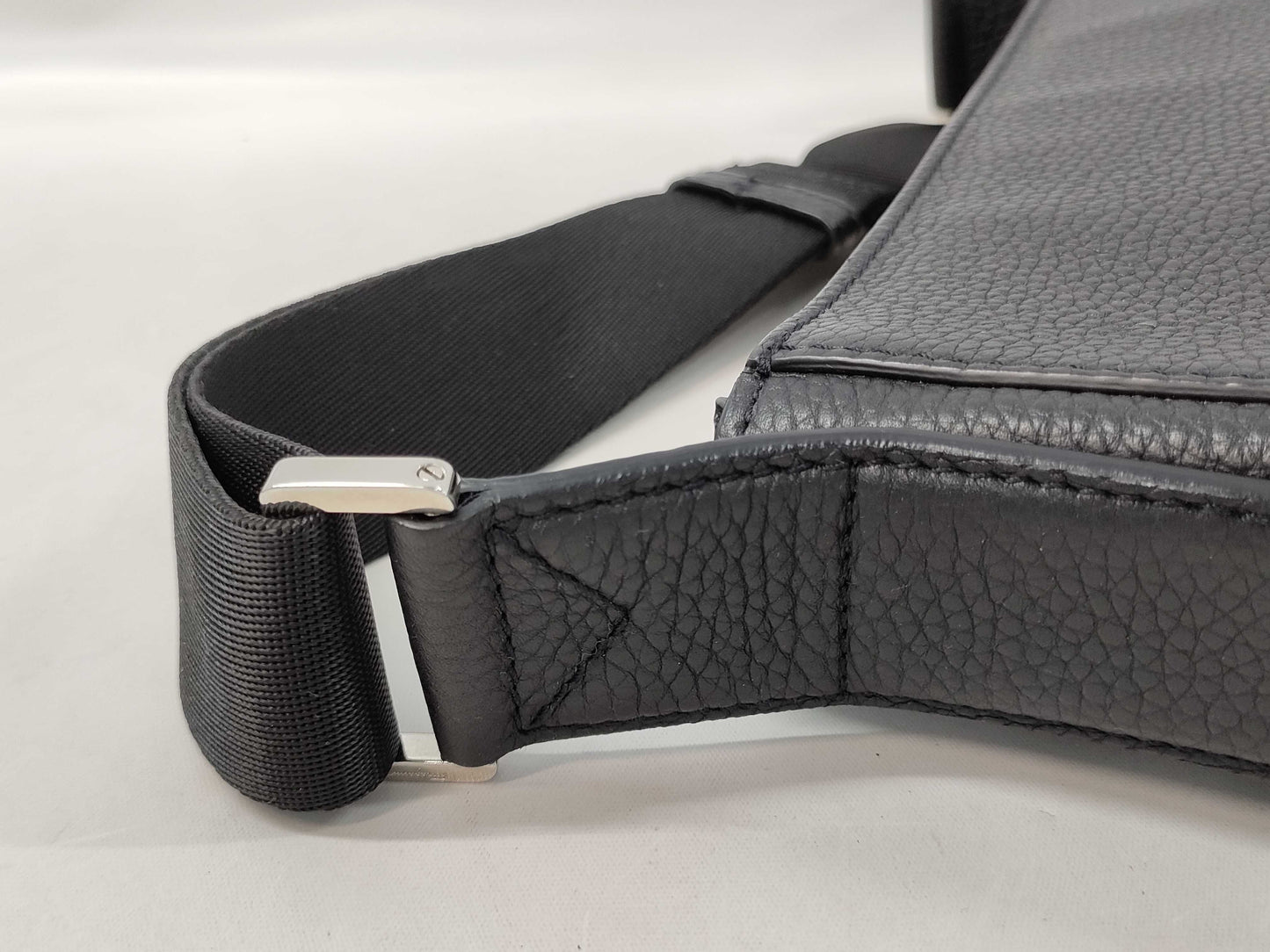 Salvatore Ferragamo Gancini Embossed Leather Shoulder Bag