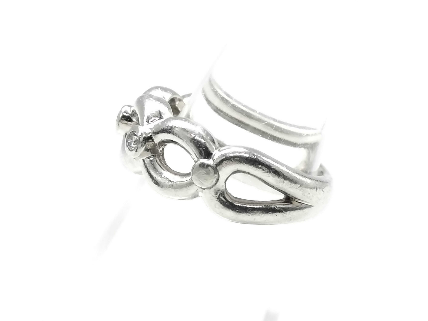 MIKIMOTO D 0.09ct PT950 11.7g Ring
