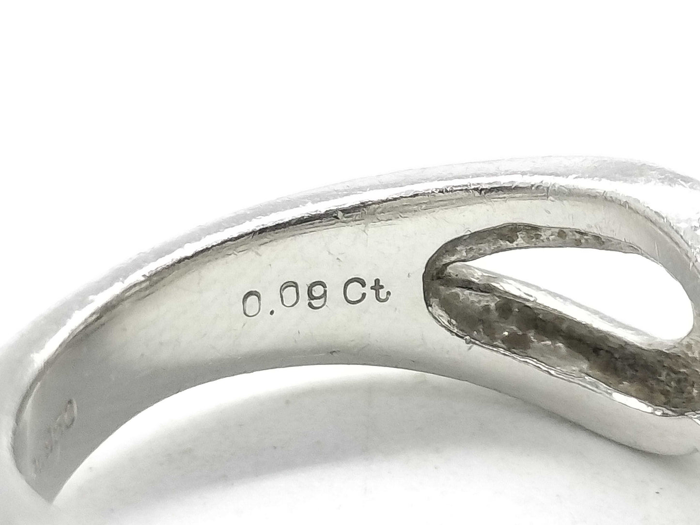 MIKIMOTO D 0.09ct PT950 11.7g Ring