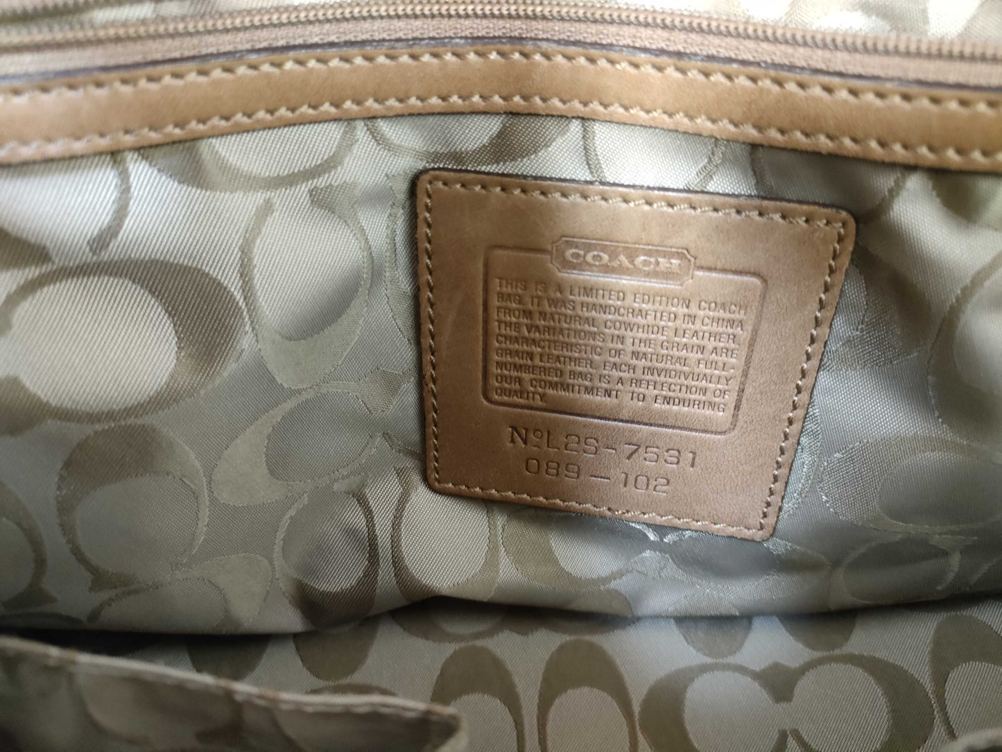 COACH Old Coach Leather Bag Handbag