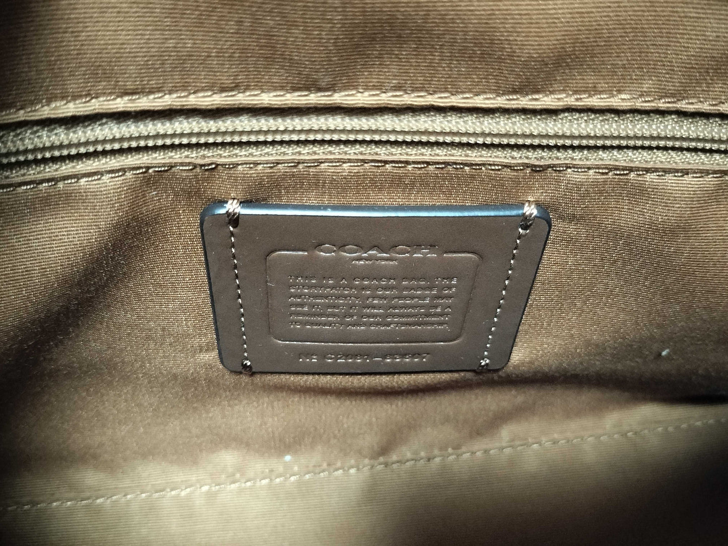 COACH Signature Boston Bag C2081-83607 Handbag