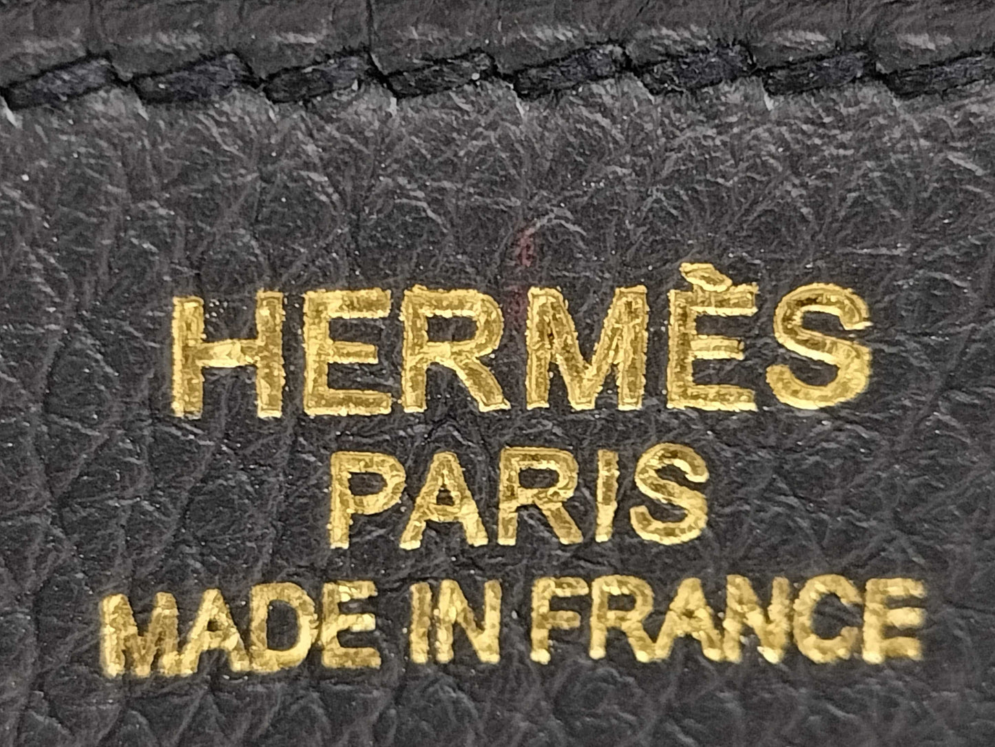 HERMES Birkin 35 handbag with GD hardware, dark gray, unclear year of manufacture stamp