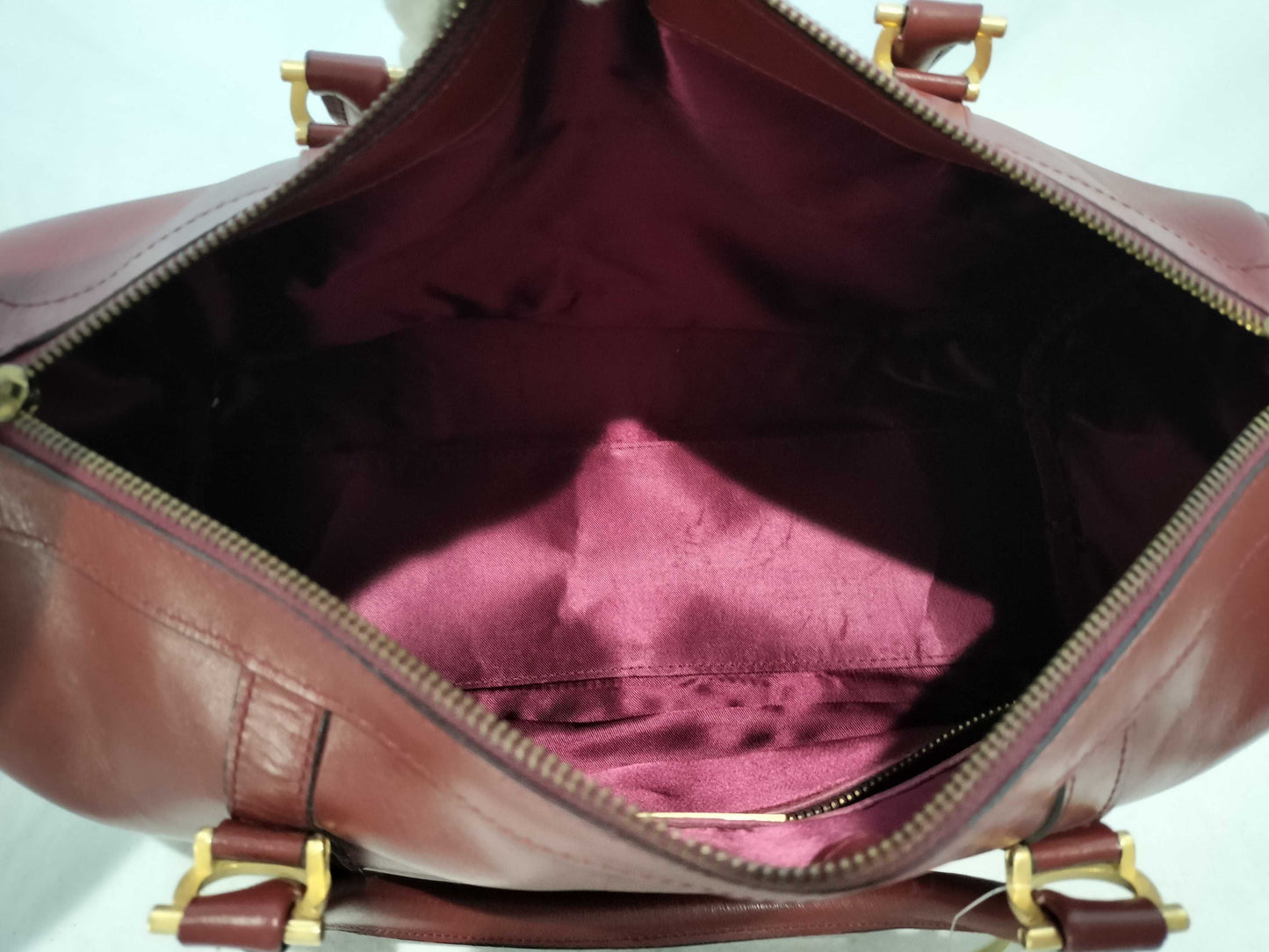 Cartier Must Must Line Leather Boston Bag Boston Bag