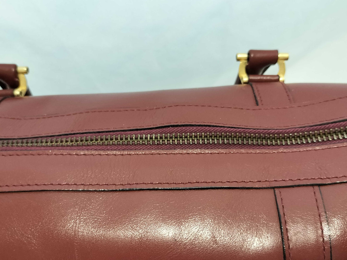 Cartier Must Must Line Leather Boston Bag Boston Bag