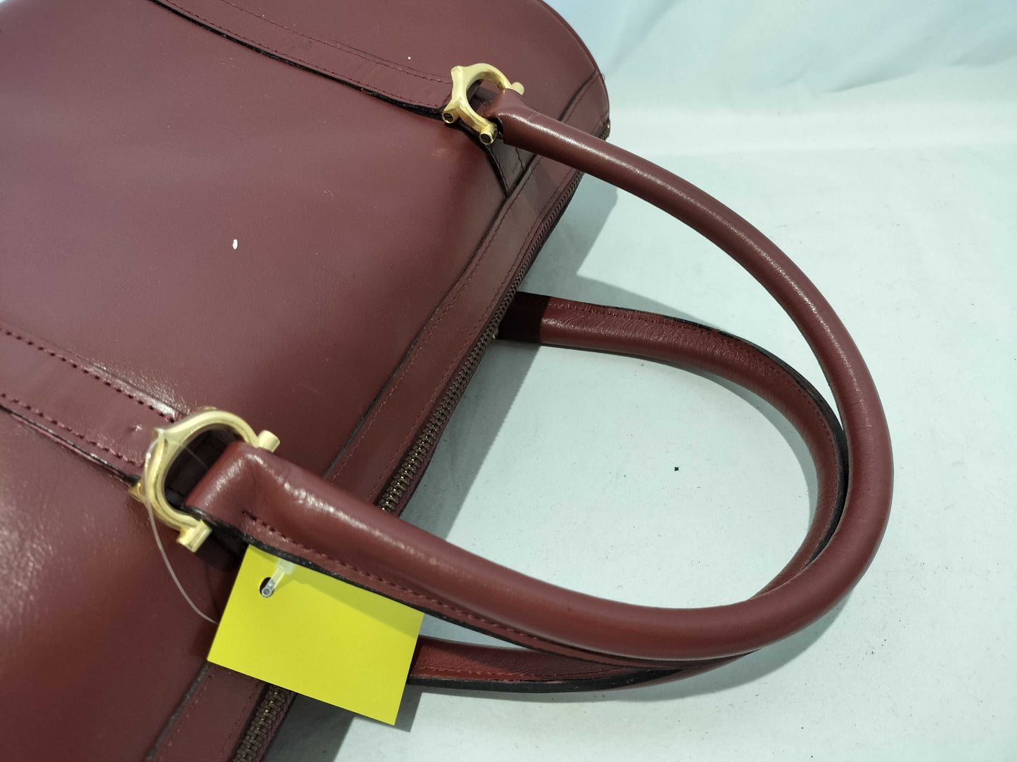 Cartier Must Must Line Leather Boston Bag Boston Bag