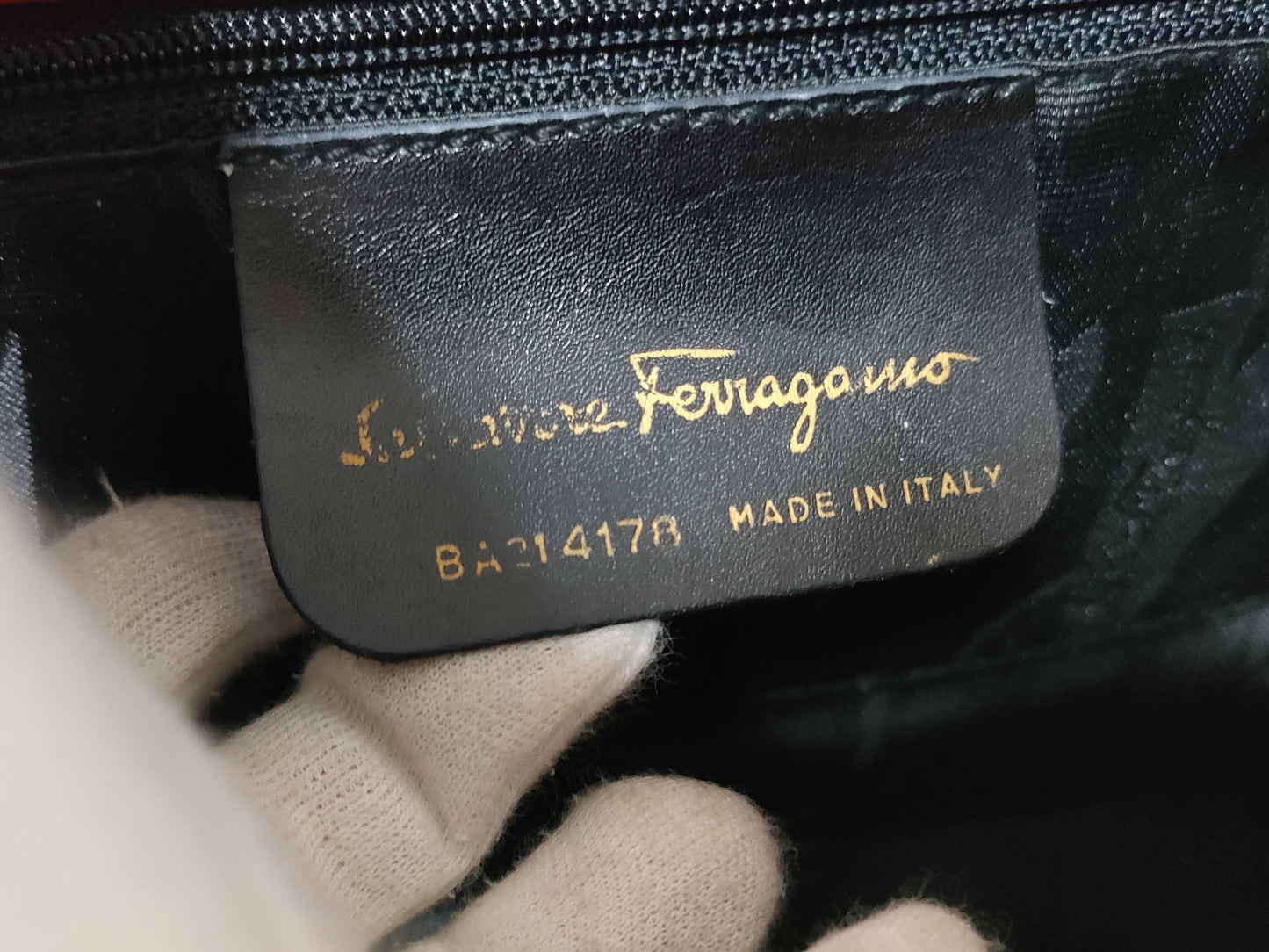 Salvatore Ferragamo Vara Vara Ribbon Handbag Red Handbag