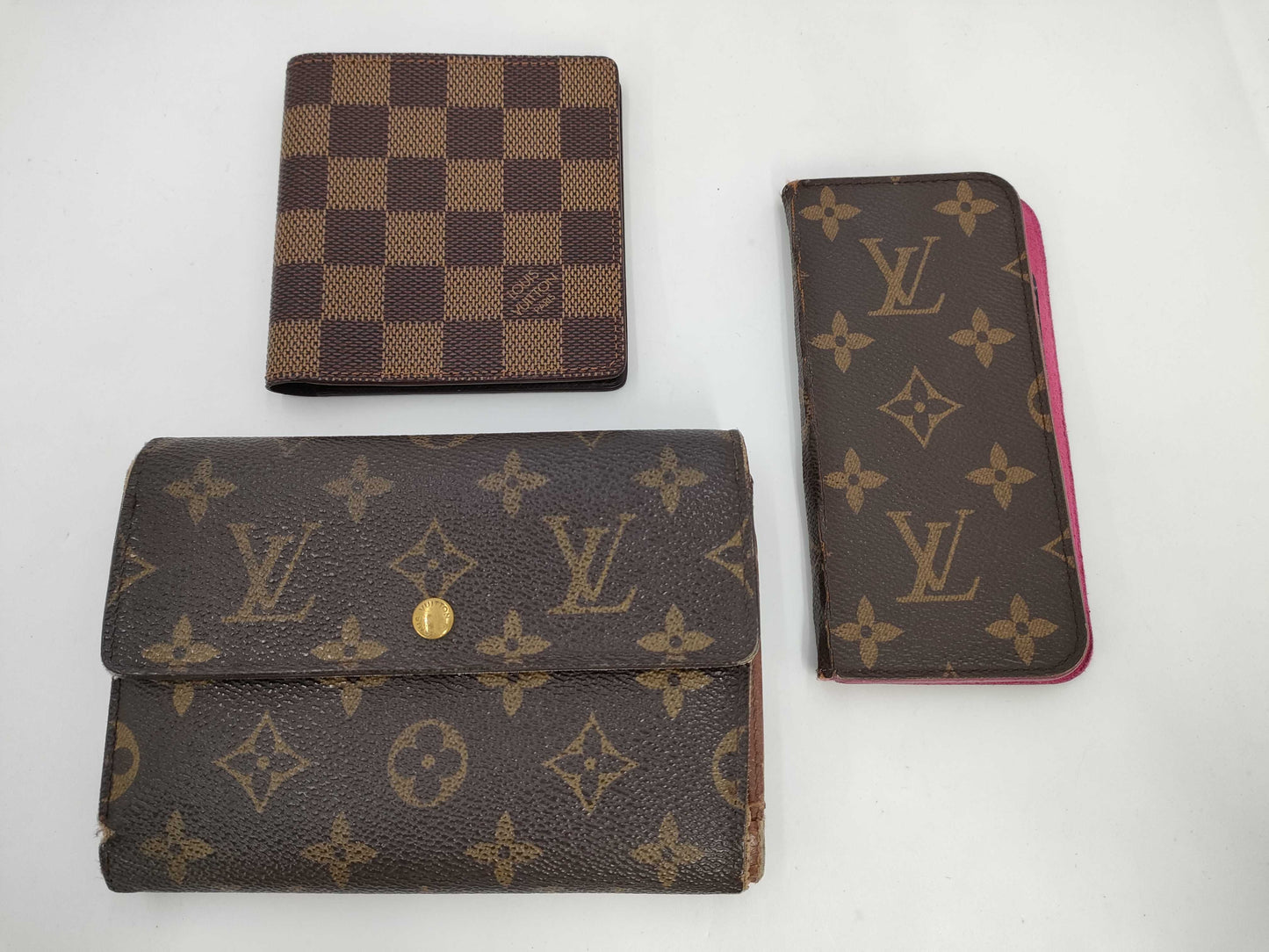 LOUIS VUITTON Monogram Damier Wallet/Smartphone Case Wallet